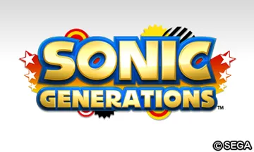 Sonic Generations - Ao no Bouken (Japan) screen shot title